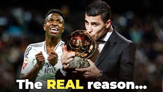 UGLY REASON why Vinicius did not win the Ballon d’Or 😳😬 [upl. by Anyk]