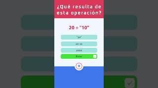 Quiz 5  Curso de PROGRAMACIÓN gratis DESDE CERO parte 04 Operadores Aritméticos shorts [upl. by Tommi]