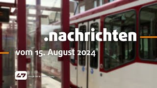 STUDIO 47 nachrichten  15082024  DVG VERSTÄRKT ANGEBOT ZUM RUHRORTER HAFENFEST [upl. by Hoffarth]