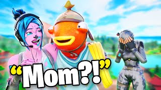 SQUEAKER VOICE TROLLING A KID in FORTNITE 😂 [upl. by Noble839]