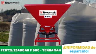 FERTILIZADORA F 600 Terramak  ¡UNIFORMIDAD deesparcido🔴 [upl. by Alleber]