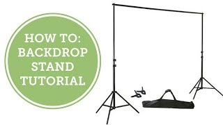 How To Backdrop Stand Tutorial  BalsaCirclecom [upl. by Hazem]