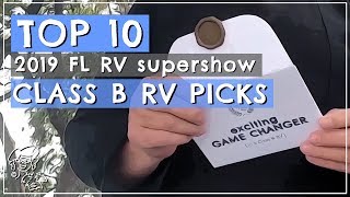 TOP 10 CLASS B RV  2019 smiley face awards for CAMPERVANS [upl. by Halyhs]