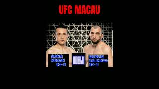 👊 UFC Macau ▫Song vs Salikhov WoBBLD MMAPicks [upl. by Annairam]