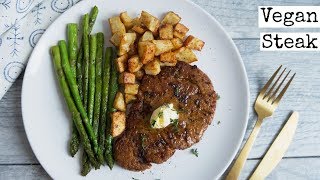 THE BEST TASTING Vegan Steak Recipe  How To [upl. by Bernardi]