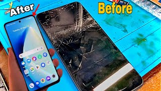 Realme C55 Broken Screen Replacement  Mobile Display Restoration  How To Replace [upl. by Yann]