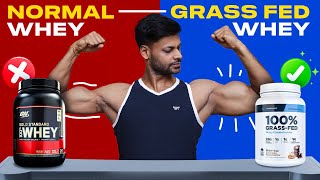 GRASS FED WHEY  MORE MUSCLE GROWTH  fitness health gym [upl. by Kinata]