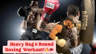 Heavy Bag 6Round Boxing Workaut [upl. by Patrich432]