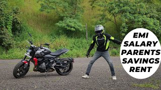 The Superbike Dream of A Middle Class Indian  Triumph Trident 660 Review [upl. by Ginelle]