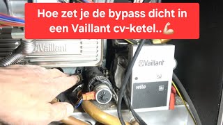 Bespaar veel gas en zet de bypass dicht van een Vaillant cvketel [upl. by Euqnom]