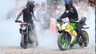 Motorcycle Stunt Show ll Yamaha Bike Show [upl. by Oskar78]