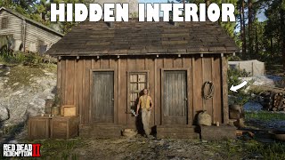 Inside Wapiti Indian Reservations Building Secret Interior  RDR2 [upl. by Laeynad]