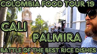 PALMIRA COLOMBIA FOOD TOUR  COLOMBIAN FOOD  CHARMING VILLAGE TASTY CUISINE DANGEROUS REPUTATION [upl. by Eelarbed]