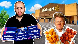 Eating Gordon Ramsays Frozen Meals For 24 HOURS at Walmart [upl. by Zweig]