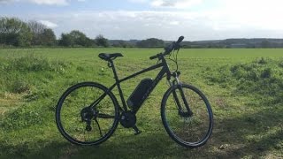 Carrera CrossfireE Electric Bike Review [upl. by Dusen878]