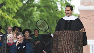 2024 Commencement Address by Roger Federer at Dartmouth [upl. by Cadmann]