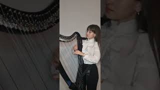 Electric harp  Carolyns fingers Cocteau Twins  harp cover [upl. by Anuat]