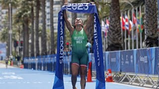 Lizeth Rueda primer ORO de la historia en triatlón para México [upl. by Anceline]