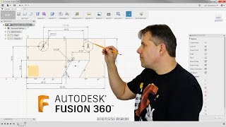 How I use Sketch Constraints and Dimensions — Fusion 360 Tutorial — LarsLive 113 [upl. by Auqinimod]