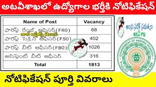 AP Forest Department Jobs 2024  Forest beat officer jobs  Forest department vacancy  FBO FRO [upl. by Eidualc]