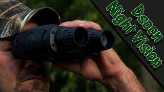 Dsoon Digital Night Vision NV3182 Review and Field Testing Sample Footage Included [upl. by Fabrin826]