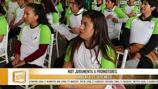 Juramentación de Promotores Ambientales Juveniles en El Tambo para Educca 2024 [upl. by Anileda]