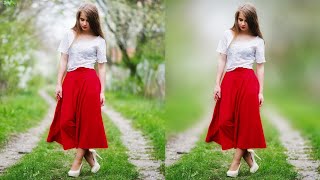 How to Blur Background in Photoshop । Easy amp Fast Step । Blur Background App । Background Blur [upl. by Wilser]