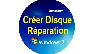 Créer un disque de réparation système sur Windows 7 [upl. by Yve336]