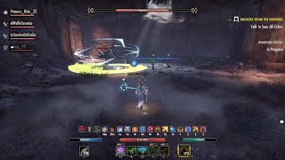 ESO Veteran Unhallowed Grave LastSecond Sundering Achievement [upl. by Gena]