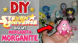 DIY  Steven Universe Morganite  Morganita  Tutorial em biscuit  porcelana fria  polymer clay [upl. by Narat224]