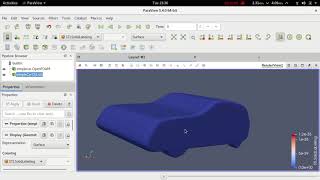 Flow simulation around a car in OpenFOAM® Part 1 tutorial [upl. by Publea]