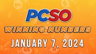 P49M Jackpot Ultra Lotto 658 2D 3D and Superlotto 649  January 7 2024 [upl. by Zipah793]