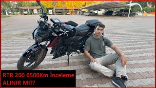 Tvs Apache Rtr 200 6500kmdetaylı anlatımALINIR MI [upl. by Ydal72]