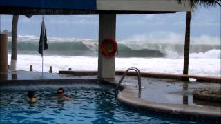 Olas Ixtapa 12 de septiembre 2014 [upl. by Yuk]