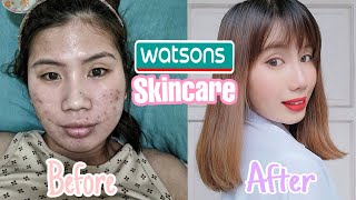 PAANO AKO KUMINIS  GLASS SKINCARE ROUTINE WATSONS HAUL  Philippines [upl. by Owades754]