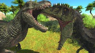 T rex VS Giganotosaurus Who Would Win  Animal Revolt Battle Simulator [upl. by Bevin579]