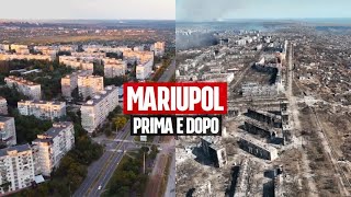 Mariupol prima e dopo la guerra perché Putin vuole conquistarla [upl. by Zeuqram]