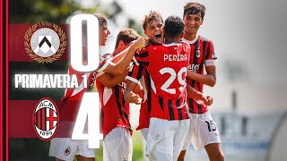 IbrahimovićBonomiPerin  a great start to the season  Udinese 04 AC Milan  Highlights Primavera [upl. by Yenots521]