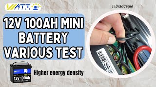 Highlights WattCycle 12V 100Ah Mini Battery Review [upl. by Eeliah]