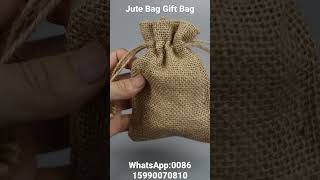 Jute Fabric Bag Gift Bag [upl. by Toddy]