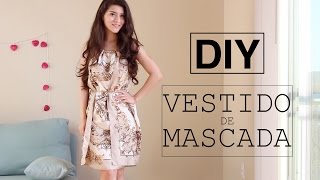 DIY VESTIDO DE MASCADAS SUPER FÁCIL  Fashion Riot [upl. by Grishilde]