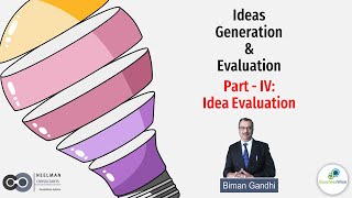 Idea Evaluation  Idea Generation amp Evaluation  Startup Presummit [upl. by Wald]