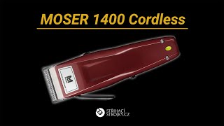 Střihací strojek MOSER 1400 Cordless [upl. by Adiehsar]