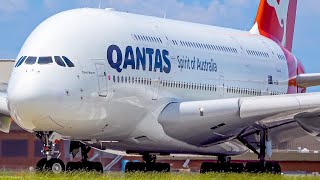 50 BIG PLANES Landing and Taking Off  A380 B747 A330 B777 A350 B787  Melbourne Airport Spotting [upl. by Zebedee]