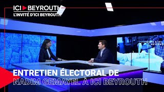 Entretien électoral de Nadim Gemayel à Ici Beyrouth [upl. by Ahsataj]