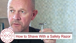 Tutorial Learn How To Shave With a Safety Razor [upl. by Roel723]