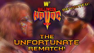 Hogan vs Warrior the Cursed Rematch  WCW Halloween Havoc 1998 Review REVISITED [upl. by Annodam]