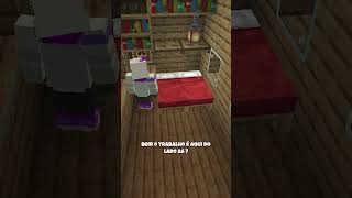 O tempo do Minecraft passa muito rápido kkkkk shorts [upl. by Eentirb983]