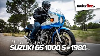 TEST RETRO  SUZUKI GS 1000 S 1980  la Superbike est née [upl. by Airdnahs12]