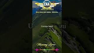 Maua Sama feat Alikiba  Nioneshe Lyrics Video [upl. by Edak]